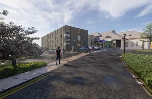 Artist's impression of the new outpatient department at RCHT