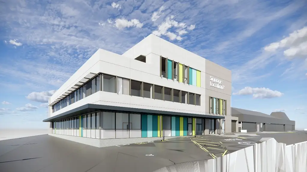 Image depicting a 3D render of the new Pathology building